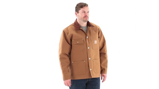 Carhartt Men's Duck Chore Coat 360 View - image 1 from the video