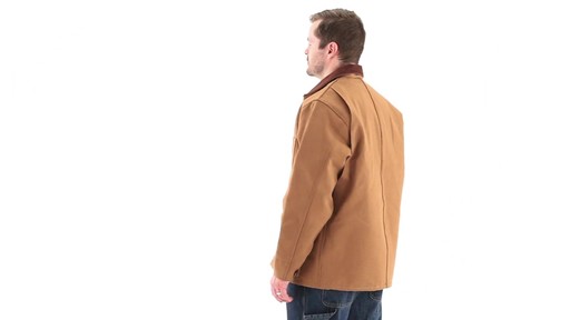Carhartt Men's Duck Chore Coat 360 View - image 5 from the video
