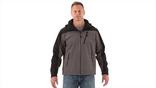 Guide Gear Men's Softshell Jacket 360 View - image 10 from the video