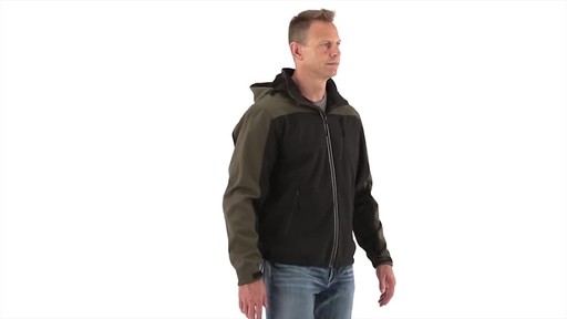 Guide Gear Men's Softshell Jacket 360 View - image 2 from the video