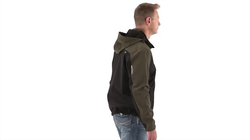 Guide Gear Men's Softshell Jacket 360 View - image 3 from the video