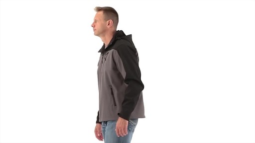 Guide Gear Men's Softshell Jacket 360 View - image 8 from the video