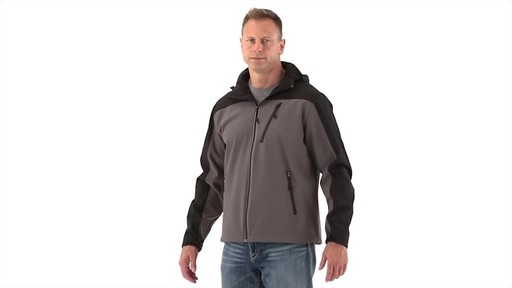 Guide Gear Men's Softshell Jacket 360 View - image 9 from the video