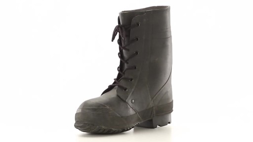 French Military Surplus Cold Weather Rubber Boots Used - image 1 from the video