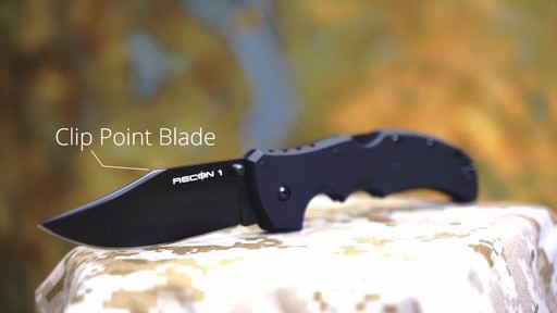 Cold Steel Recon 1 Spear Point Plain S35VN Knife - image 3 from the video