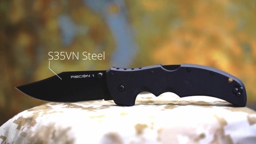 Cold Steel Recon 1 Spear Point Plain S35VN Knife - image 4 from the video