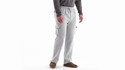 Guide Gear Men's Cargo Sweatpants 360 View - image 2 from the video