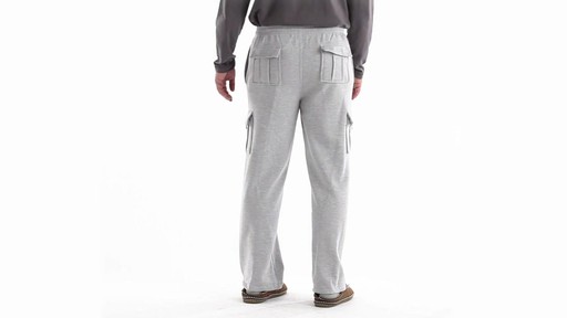 Guide Gear Men's Cargo Sweatpants 360 View - image 5 from the video