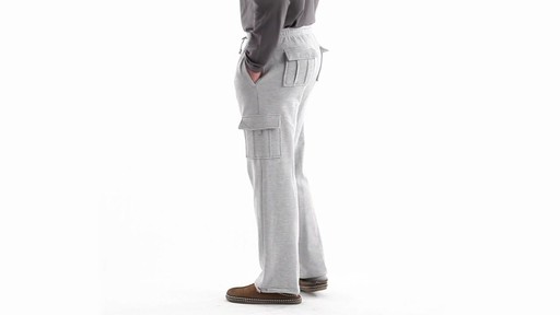 Guide Gear Men's Cargo Sweatpants 360 View - image 7 from the video