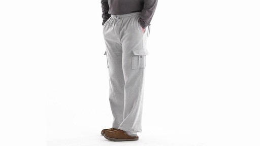 Guide Gear Men's Cargo Sweatpants 360 View - image 8 from the video