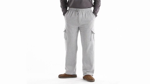 Guide Gear Men's Cargo Sweatpants 360 View - image 9 from the video