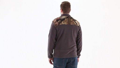Browning Men's Camo Yoke Fleece Jacket 360 View - image 4 from the video
