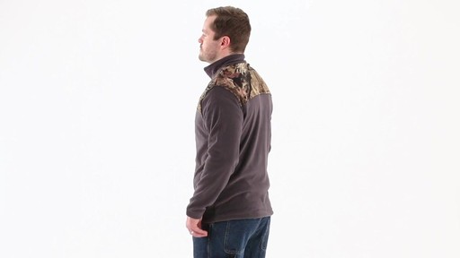Browning Men's Camo Yoke Fleece Jacket 360 View - image 5 from the video