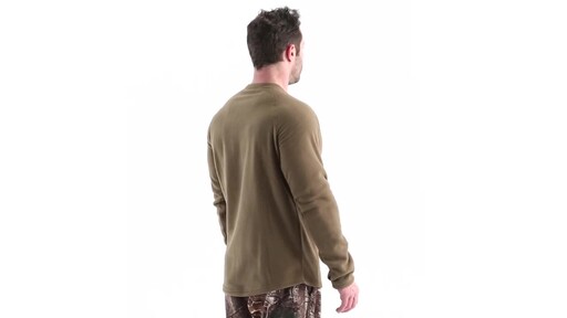 Guide Gear Men's Heavyweight Fleece Base Layer Top 360 View - image 4 from the video