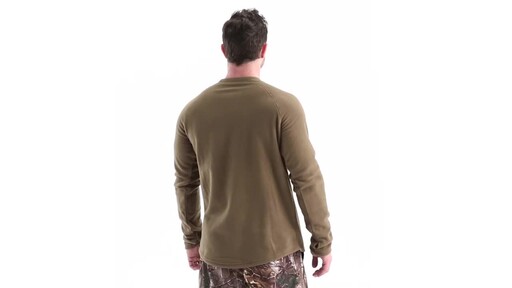 Guide Gear Men's Heavyweight Fleece Base Layer Top 360 View - image 5 from the video