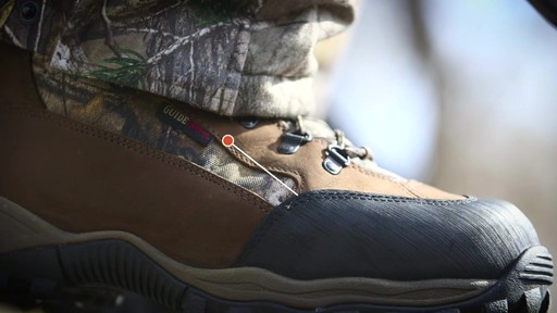 Guide Gear Sentry Hunting Boots Waterproof 2000 Gram Insulated Realtree Xtra - image 3 from the video