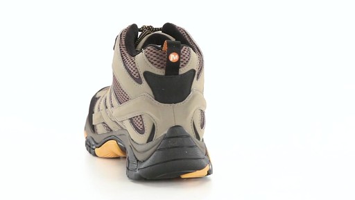 Merrell Men's Moab 2 GORE-TEX Waterproof Mid Hiking Boots 360 View - image 7 from the video