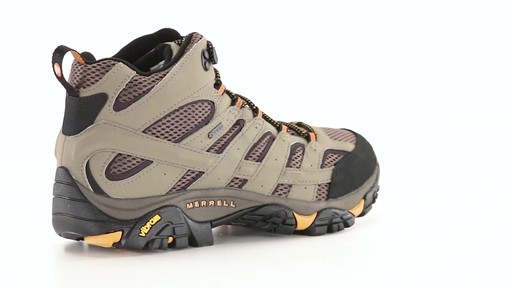 Merrell Men's Moab 2 GORE-TEX Waterproof Mid Hiking Boots 360 View - image 9 from the video