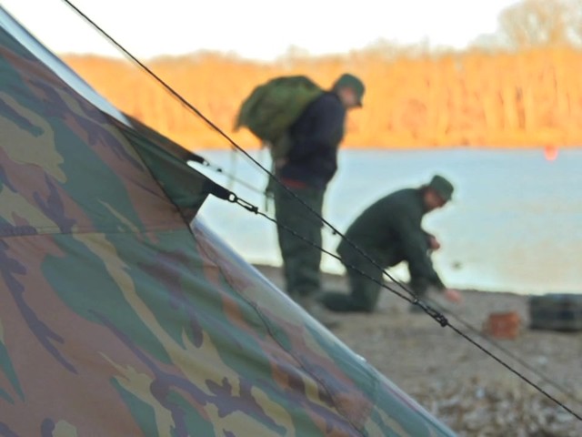 WD 18x18 Camo Tent - image 1 from the video