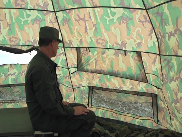 WD 18x18 Camo Tent - image 6 from the video