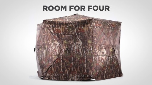 Guide Gear 6-Sided Hub Ground Hunting Blind - image 5 from the video