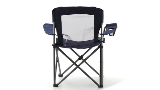 Guide Gear Oversized Quad Camping Chair 500-lb. Capacity Mossy Oak Elements Agua - image 10 from the video