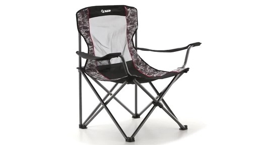 Guide Gear Oversized Quad Camping Chair 500-lb. Capacity Mossy Oak Elements Agua - image 2 from the video