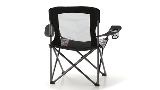 Guide Gear Oversized Quad Camping Chair 500-lb. Capacity Mossy Oak Elements Agua - image 4 from the video