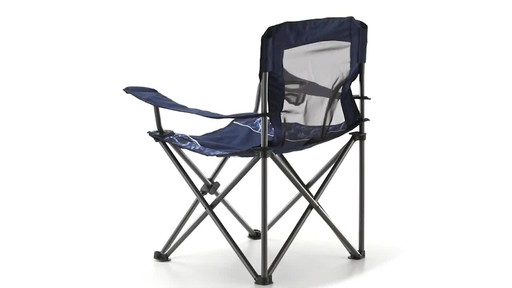 Guide Gear Oversized Quad Camping Chair 500-lb. Capacity Mossy Oak Elements Agua - image 5 from the video