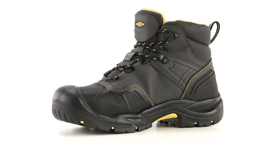 KEEN Utility Men's Logandale Steel Toe Work Boots 360 View - image 10 from the video