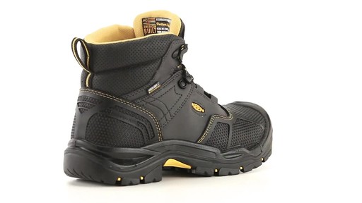 KEEN Utility Men's Logandale Steel Toe Work Boots 360 View - image 4 from the video