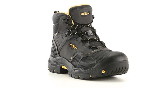 KEEN Utility Men's Logandale Steel Toe Work Boots 360 View - image 7 from the video