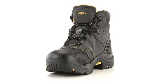 KEEN Utility Men's Logandale Steel Toe Work Boots 360 View - image 9 from the video