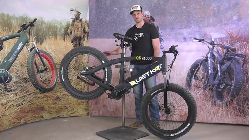 QuietKat FatKat Electric QKM1000 Mountain Bike - image 6 from the video