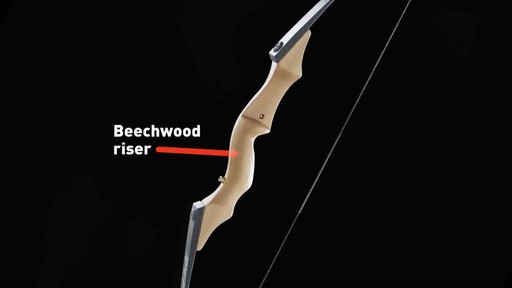 Martin Archery 40-45 lb. Right-handed Backwoods Recurve Hunter Bow - image 4 from the video