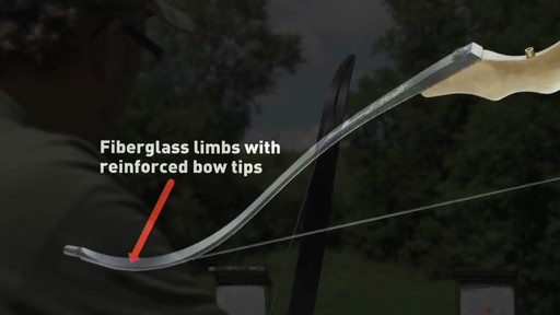 Martin Archery 40-45 lb. Right-handed Backwoods Recurve Hunter Bow - image 5 from the video