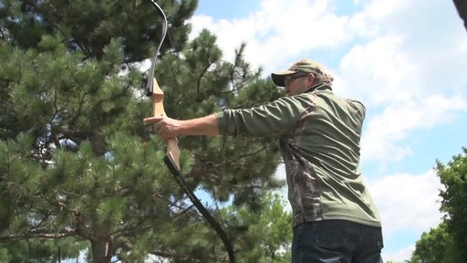 Martin Archery 40-45 lb. Right-handed Backwoods Recurve Hunter Bow - image 8 from the video