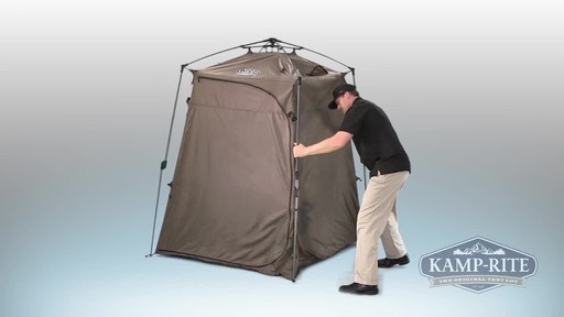 Kamprite Privacy Shelter with Shower - image 4 from the video