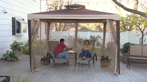 CASTLECREEK Gazebo With Screens - image 9 from the video