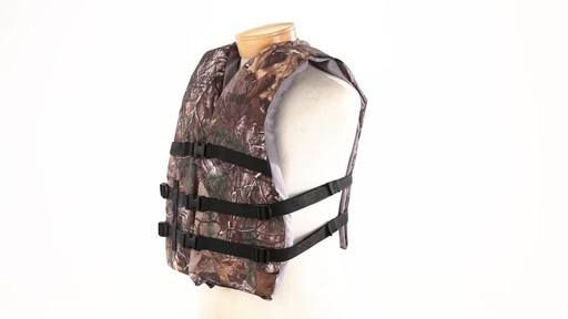 Guide Gear Realtree Xtra Camo Type III Universal Life Vest 360 View - image 3 from the video