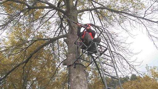 Guide Gear 17' Extreme Comfort Ladder Tree Stand - image 3 from the video