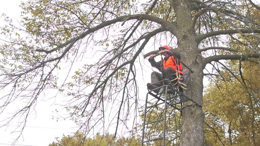 Guide Gear 17' Extreme Comfort Ladder Tree Stand - image 8 from the video
