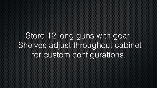 SecureIt Tactical Model 84: 12 Gun Storage Cabinet - image 2 from the video