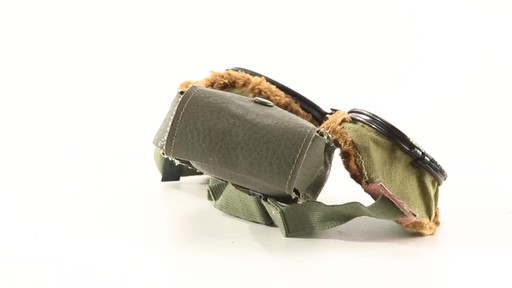 Used U.S. Military Surplus WWII Foster Grant Goggles 360 View - image 5 from the video