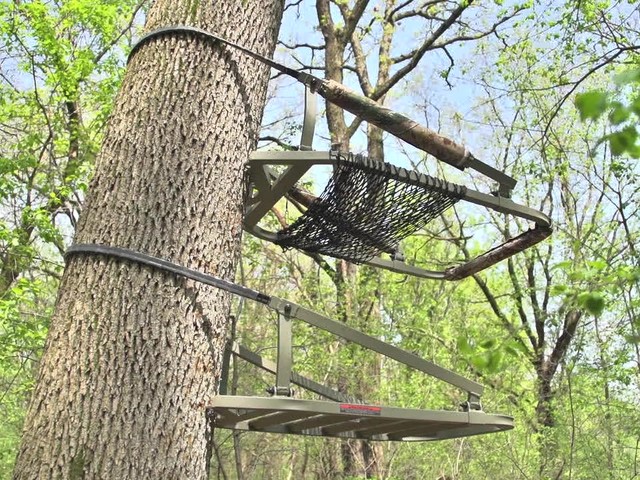 API Outdoors® Aluminum Marksman Climber Tree Stand - image 10 from the video