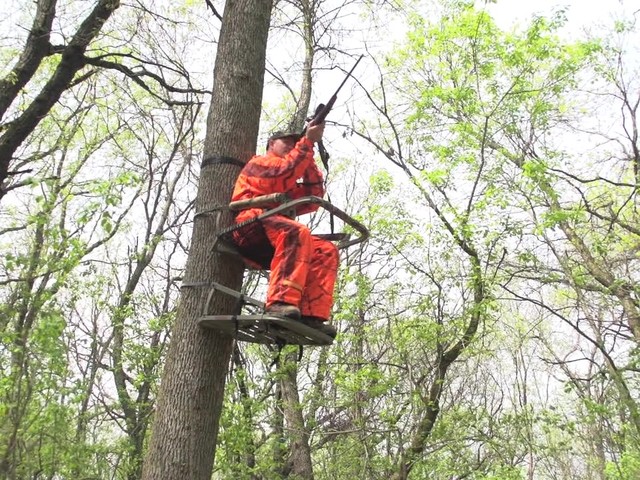 API Outdoors® Aluminum Marksman Climber Tree Stand - image 2 from the video