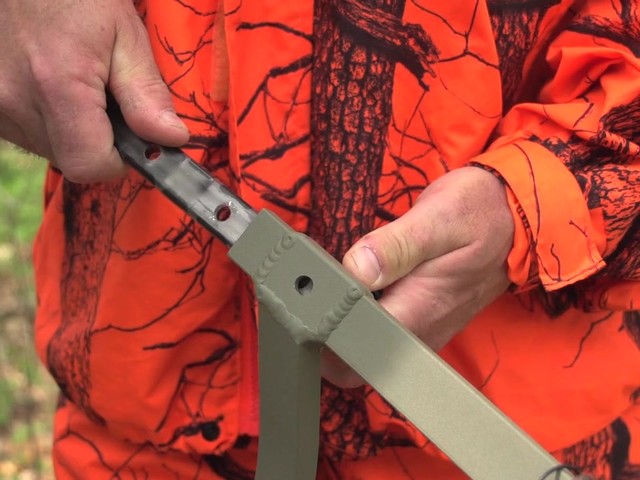 API Outdoors® Aluminum Marksman Climber Tree Stand - image 3 from the video