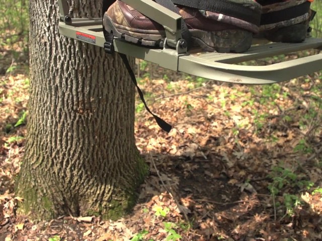 API Outdoors® Aluminum Marksman Climber Tree Stand - image 4 from the video