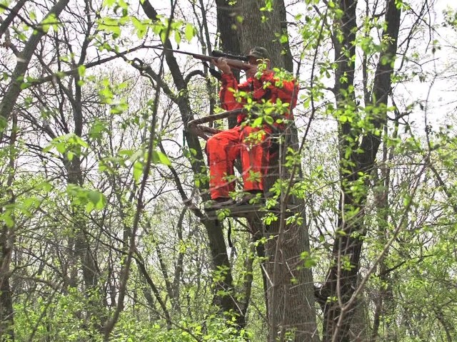 API Outdoors® Aluminum Marksman Climber Tree Stand - image 8 from the video