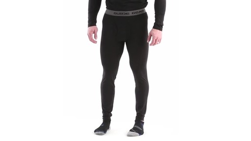 Guide Gear Men's Lightweight Base Layer Bottoms 360 View - image 10 from the video